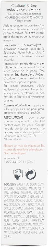 Avene Cicalfate Moisturizing and Repairing Cream