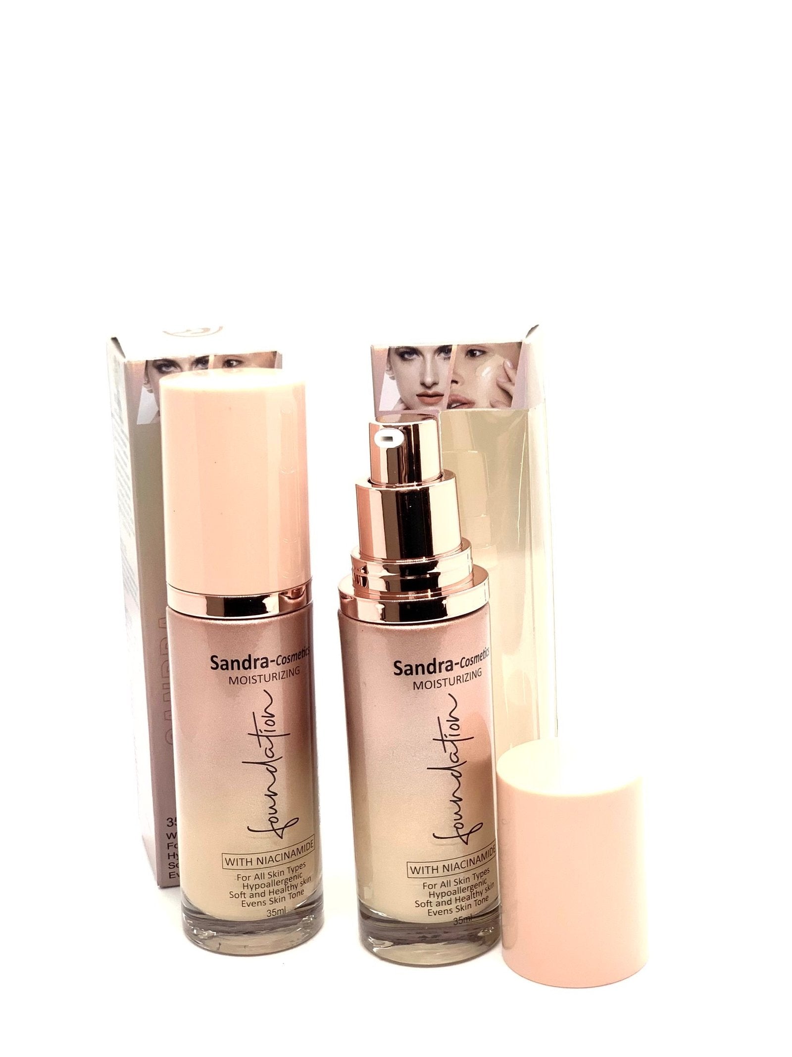 Sandra Moisturizing Foundation - كريم اساس ساندرا