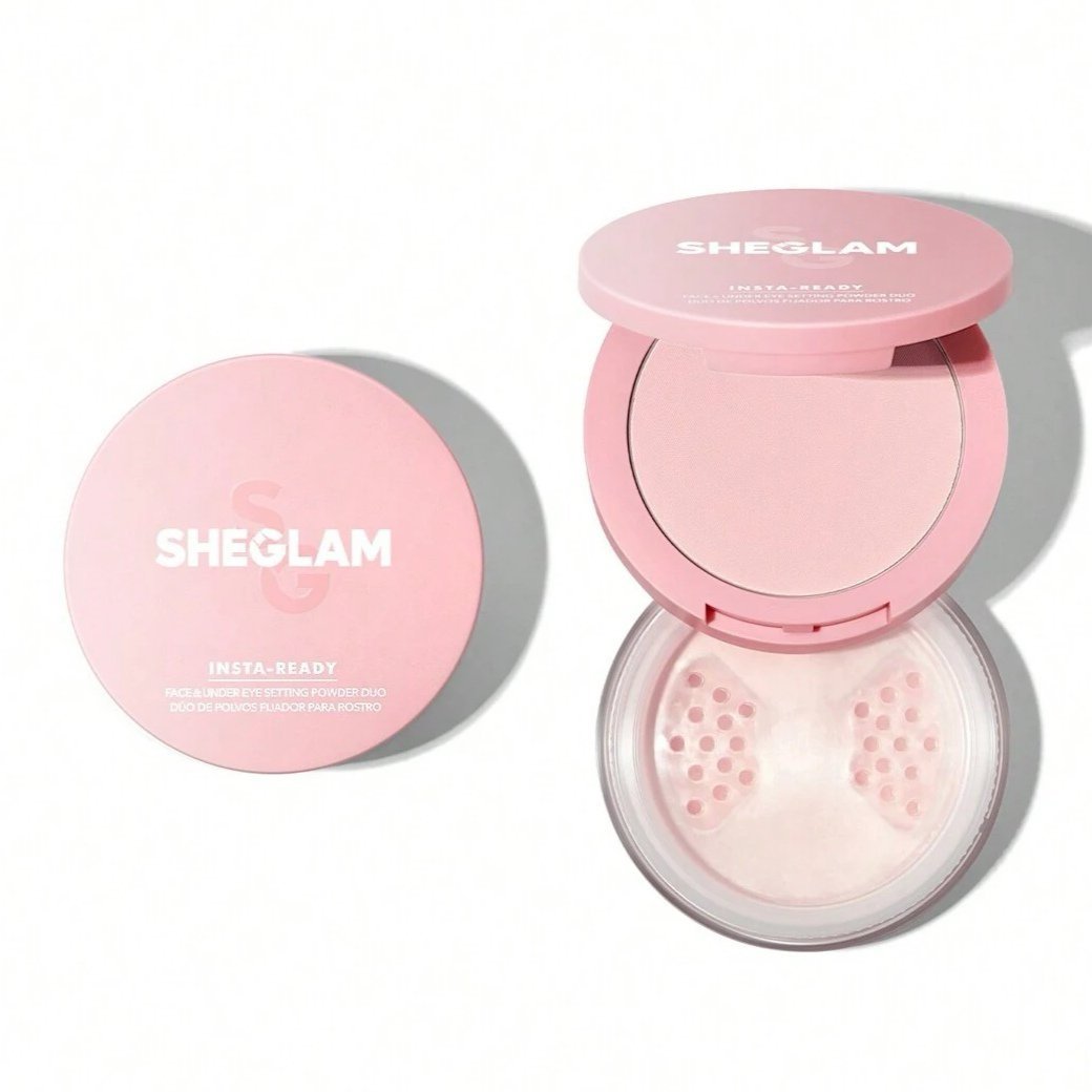 بودرة تثبيت شيجلام لإضاءة تحت العين وتثبيت المكياج Sheglam Bubblegum Setting Powder