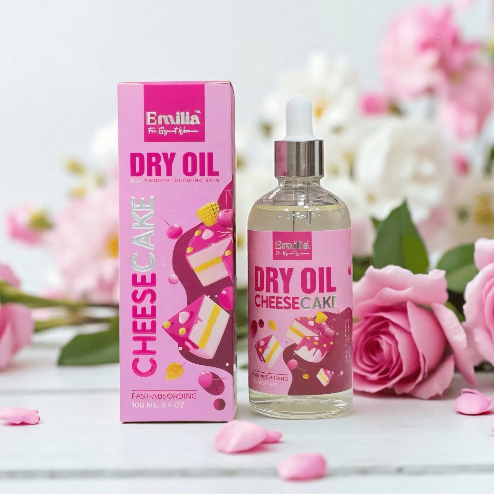 Emilia Cheesecake Dry Oil - ايميليا دراي اويل