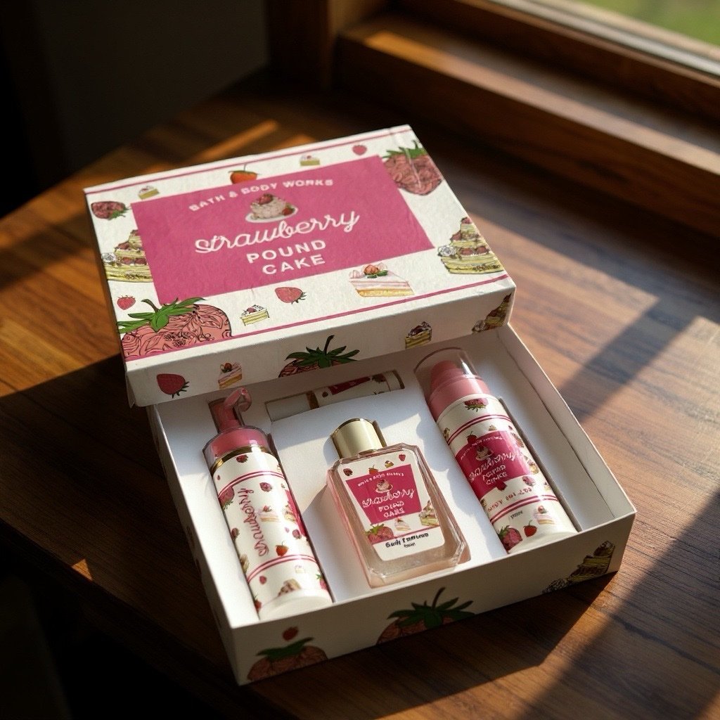 Strawberry Poundcake Bodycare Set