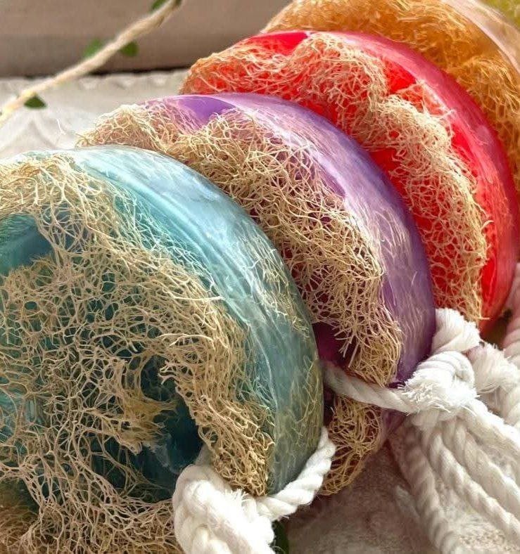 Soap Lofah - صابون الليفة: تقشير ورغوة