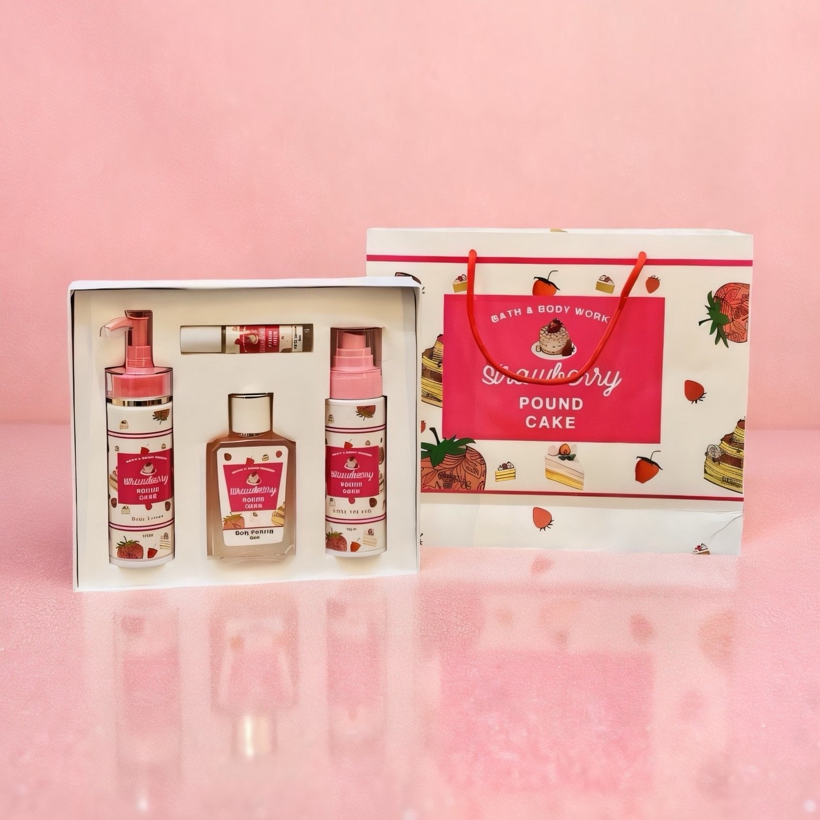 Strawberry Poundcake Bodycare Set