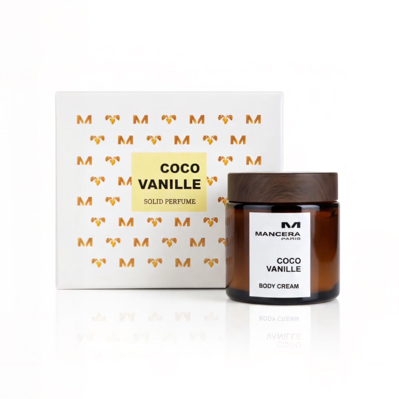 Mancera Coco Vanille Body Cream &amp; Solid Perfume Bundle Set