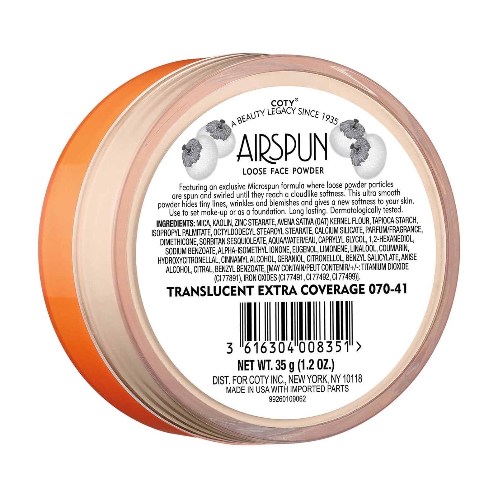 Airspun Talc-Free Loose Face Powder