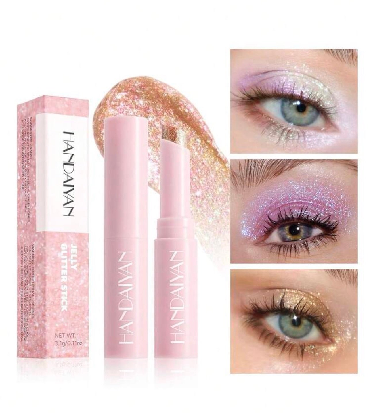 قلم جيلي جليتر لامع للعين والشفايف Handaiyan Jelly Glitter Stick for Eyes &amp; Lips