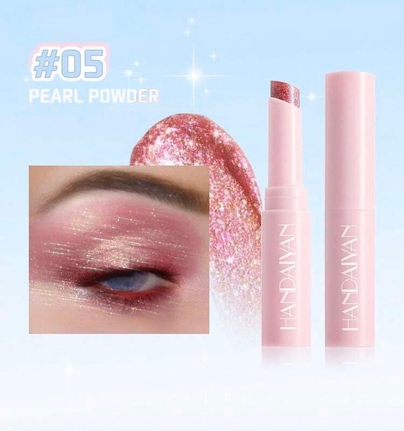 قلم جيلي جليتر لامع للعين والشفايف Handaiyan Jelly Glitter Stick for Eyes &amp; Lips