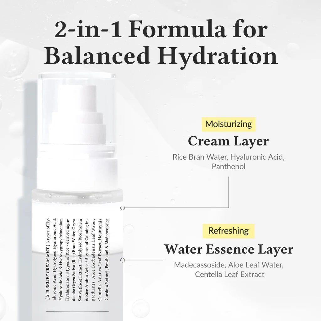 Dr. Althea 345 Relief Cream Mist Spray | بخاخ دكتور ألثيا 345 لتهدئة وترطيب البشرة