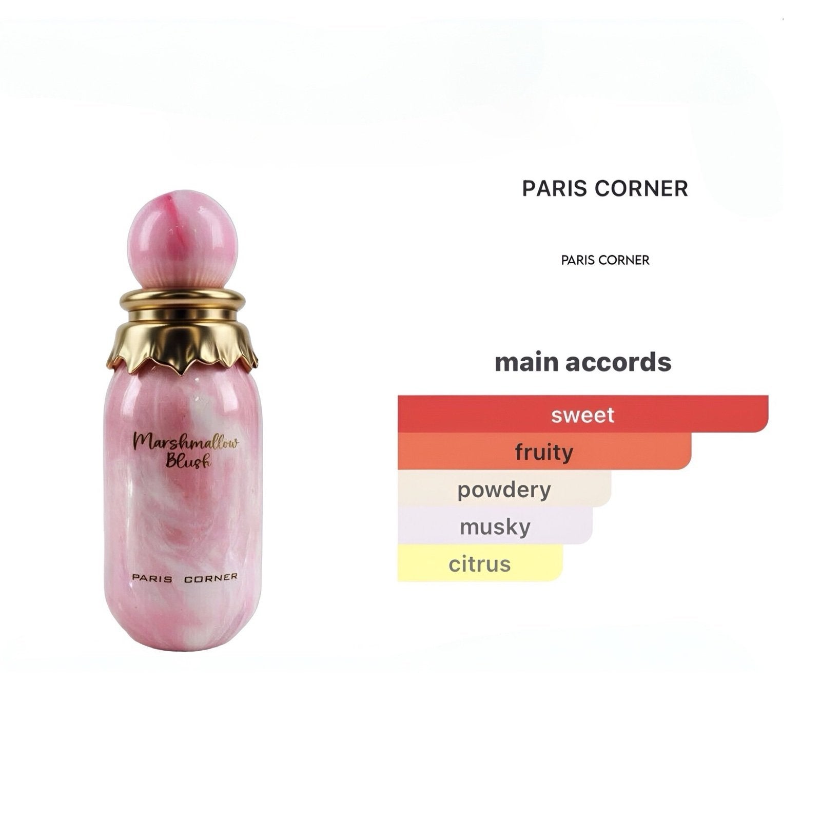 Marshmallow Blush Paris Corner
