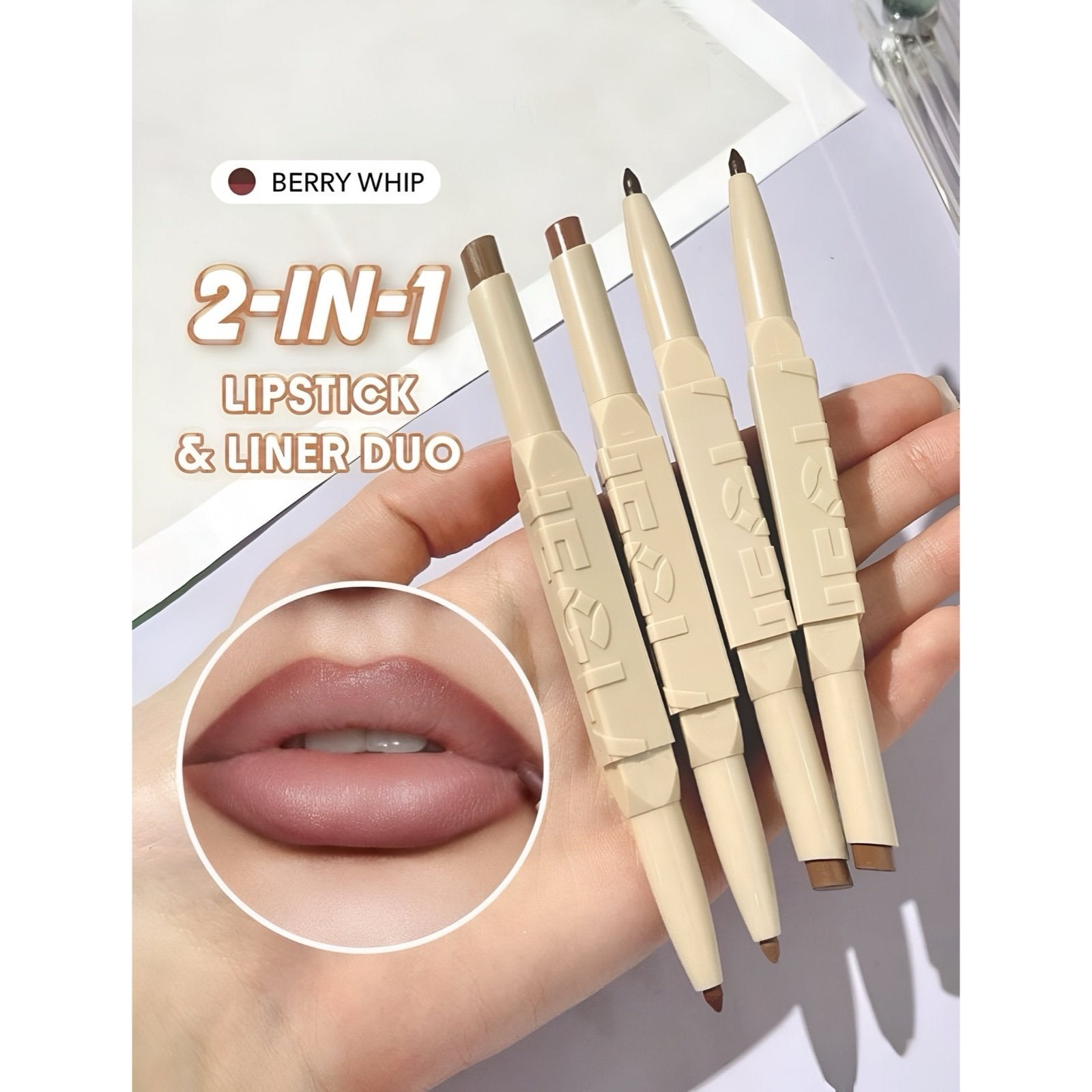 Berry Whip 2in1 Lipstick &amp; Liner Duo