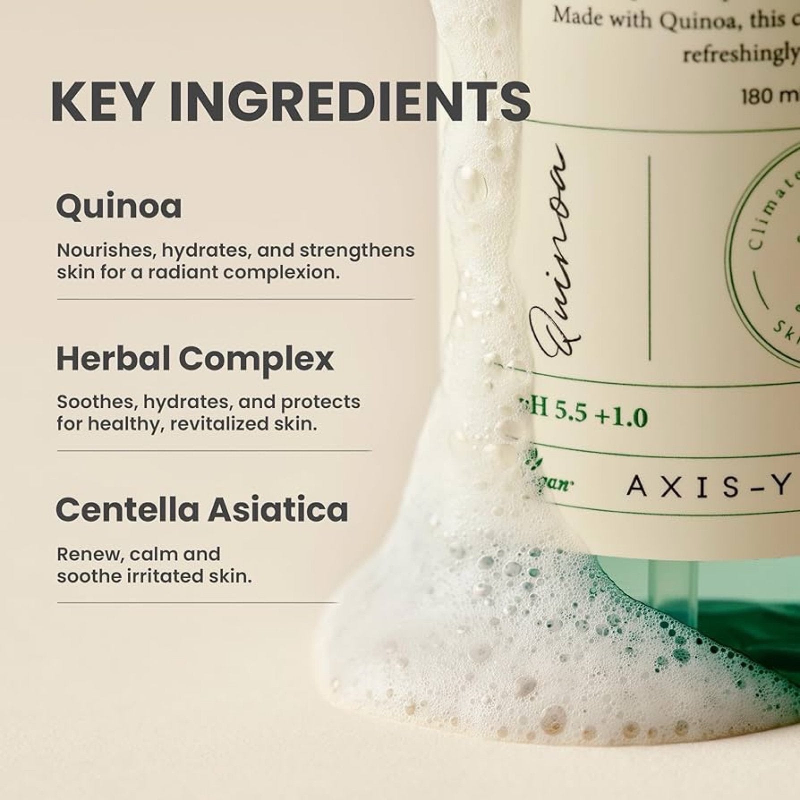 Axis-Y Quinoa Balanced Gel Cleanser