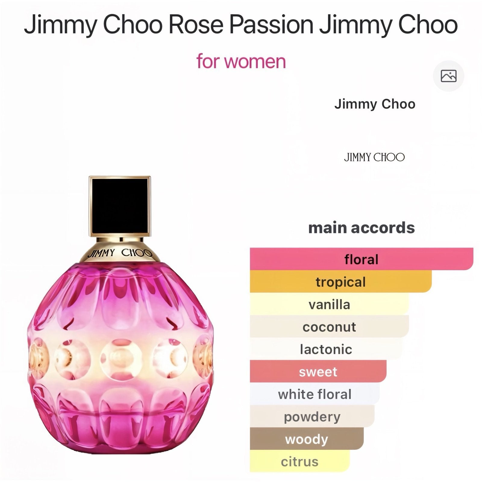 Jimmy Choo Rose Passion Perfume