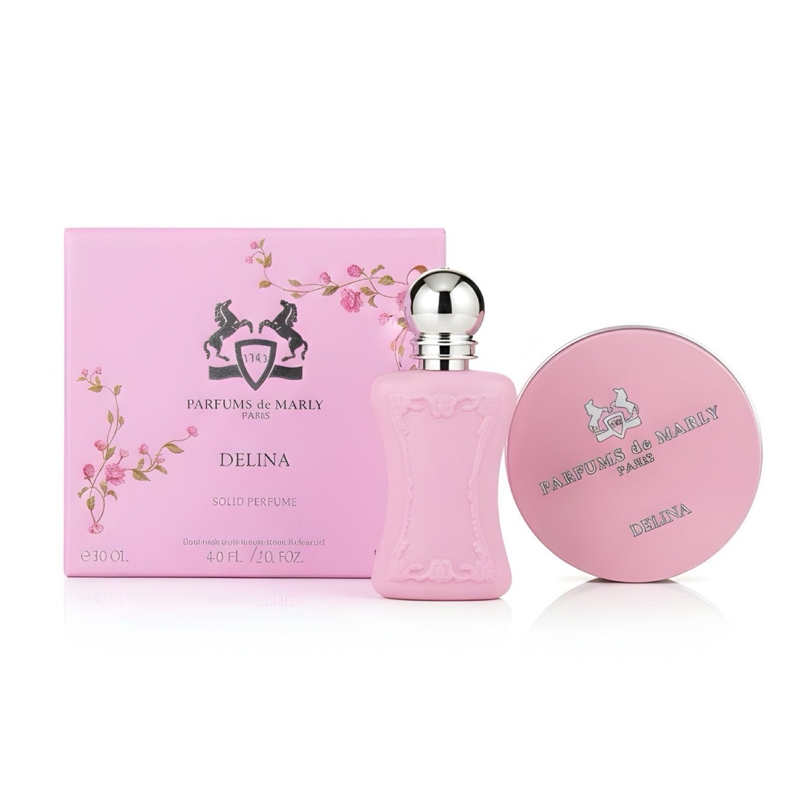 Perfume de Marly Delina Luxury Gift Set – 30ml Eau de Parfum &amp; Solid Perfume