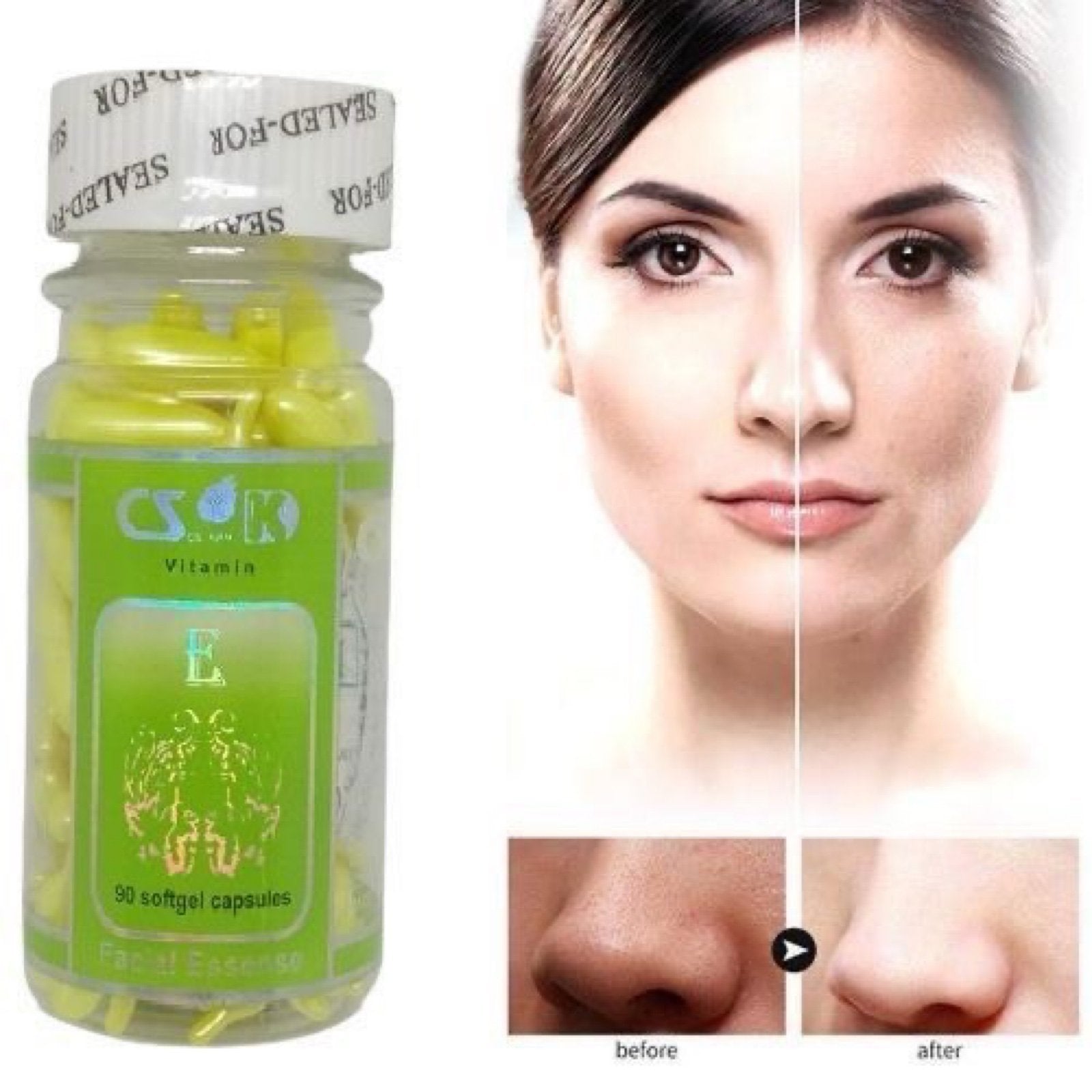 Vitamin E Skin &amp; Hair Capsules