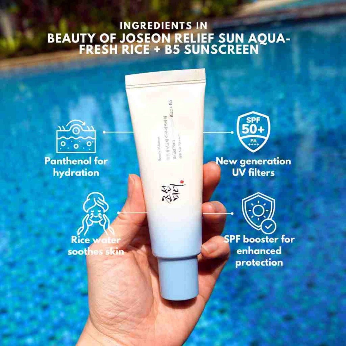 Beauty of Joseon Relief Sun Aqua-fresh Rice + B5 Sunscreen - 50ML - Image 7