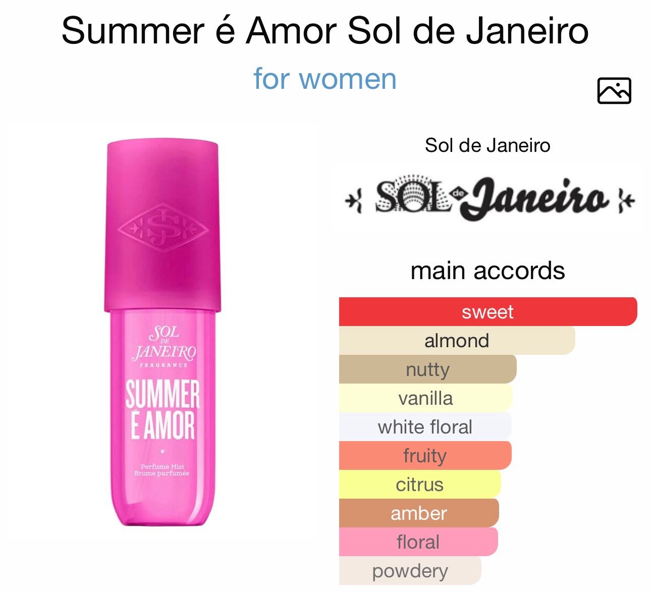 Sol de Janeiro Summer Amor Body Perfume Mist - 240ml - Image 3