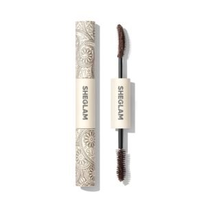 SHEGLAM All-In-One Dual-Ended Mascara Rich Brown