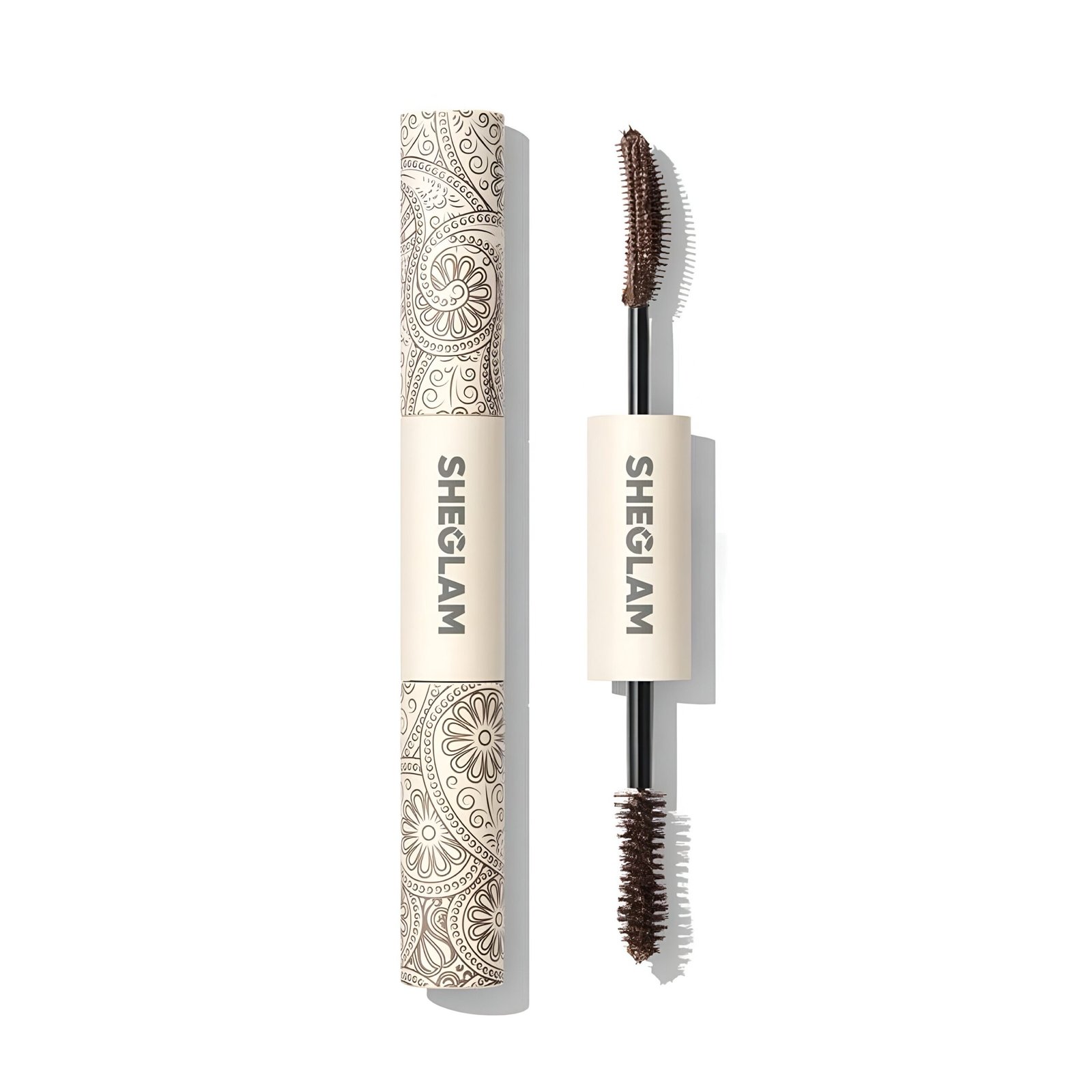 SHEGLAM All-In-One Dual-Ended Mascara Rich Brown