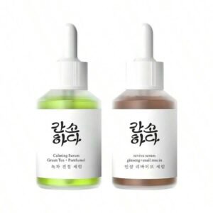 مجموعة إصلاح البشرة: سيروم الشاي الأخضر والحلزون Skin Repair Serum Duo: Green Tea & Snail